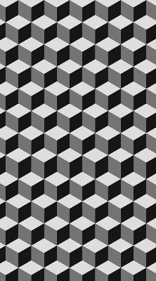 Rolgordijn verduisterend 3D-kubussen