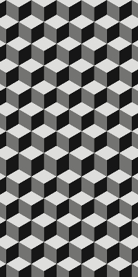 Rolgordijn verduisterend 3D-kubussen