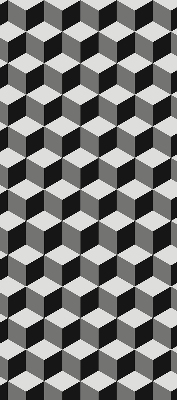 Rolgordijn verduisterend 3D-kubussen