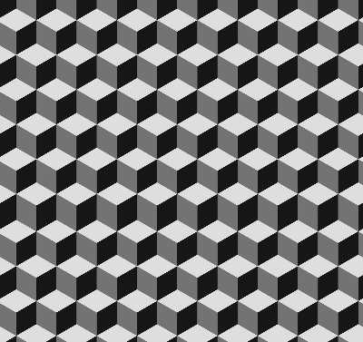 Rolgordijn verduisterend 3D-kubussen