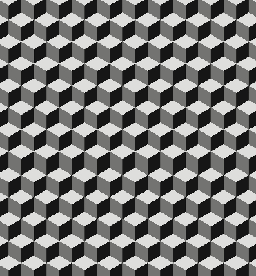 Rolgordijn verduisterend 3D-kubussen