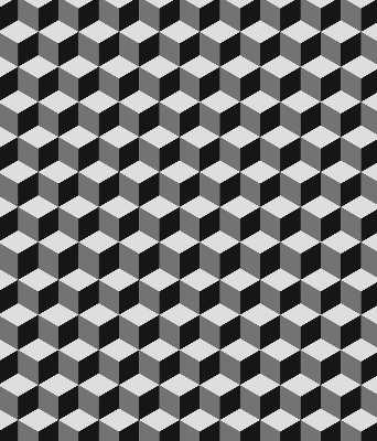 Rolgordijn verduisterend 3D-kubussen