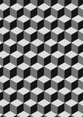 Rolgordijn verduisterend 3D-kubussen