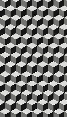 Rolgordijn verduisterend 3D-kubussen