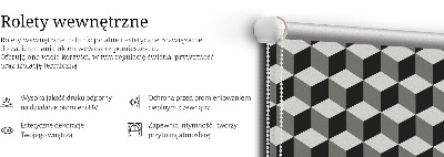 Rolgordijn verduisterend 3D-kubussen