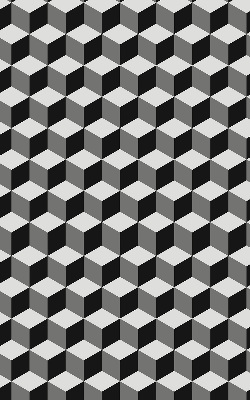 Rolgordijn verduisterend 3D-kubussen