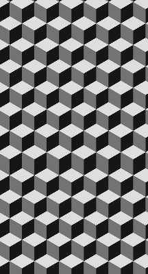 Rolgordijn verduisterend 3D-kubussen