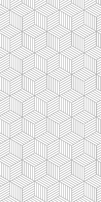 Rolgordijn voor het raam 3D-kubussen