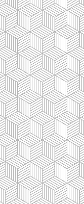 Rolgordijn voor het raam 3D-kubussen