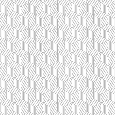 Rolgordijn voor het raam 3D-kubussen