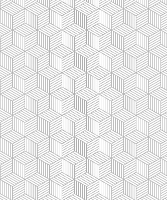 Rolgordijn voor het raam 3D-kubussen