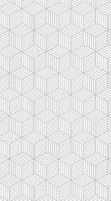 Rolgordijn voor het raam 3D-kubussen