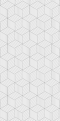 Rolgordijn voor het raam 3D-kubussen