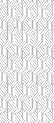 Rolgordijn voor het raam 3D-kubussen