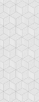 Rolgordijn voor het raam 3D-kubussen