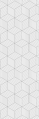 Rolgordijn voor het raam 3D-kubussen