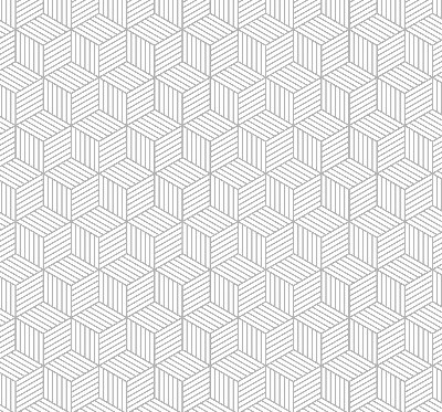 Rolgordijn voor het raam 3D-kubussen