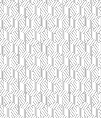 Rolgordijn voor het raam 3D-kubussen