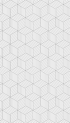 Rolgordijn voor het raam 3D-kubussen