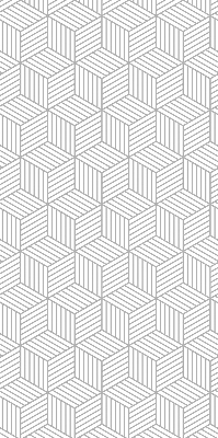 Rolgordijn voor het raam 3D-kubussen