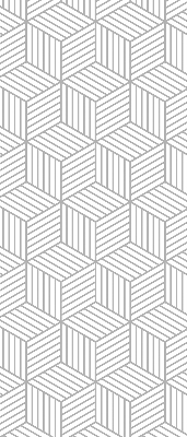 Rolgordijn voor het raam 3D-kubussen