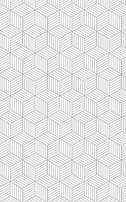 Rolgordijn voor het raam 3D-kubussen