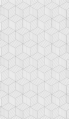 Rolgordijn voor het raam 3D-kubussen