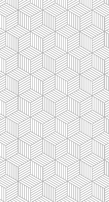 Rolgordijn voor het raam 3D-kubussen