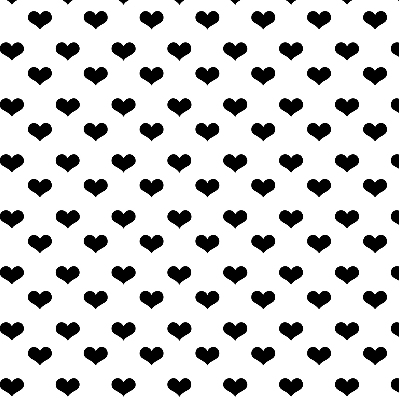 Rolgordijn verduisterend Zwarte harten