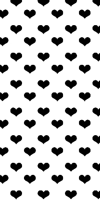 Rolgordijn verduisterend Zwarte harten