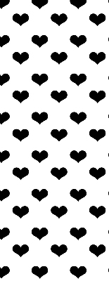 Rolgordijn verduisterend Zwarte harten