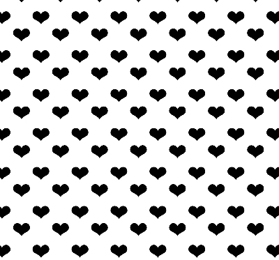 Rolgordijn verduisterend Zwarte harten