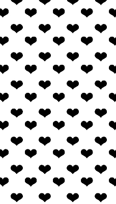 Rolgordijn verduisterend Zwarte harten