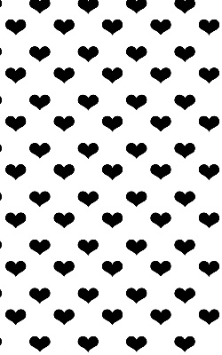 Rolgordijn verduisterend Zwarte harten