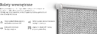 Rolgordijn voor het raam Witte spar