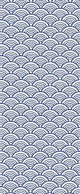 Rolgordijn voor het raam Halve cirkel