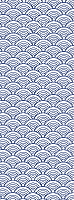 Rolgordijn voor het raam Halve cirkel