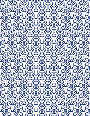 Rolgordijn voor het raam Halve cirkel