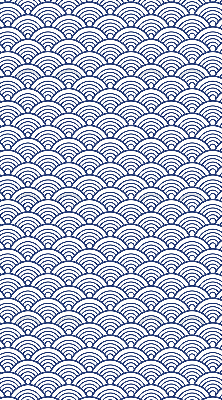 Rolgordijn voor het raam Halve cirkel