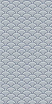 Rolgordijn voor het raam Halve cirkel