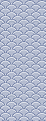 Rolgordijn voor het raam Halve cirkel