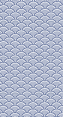 Rolgordijn voor het raam Halve cirkel