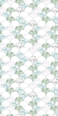 Rolgordijn verduisterend Halve cirkel