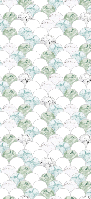 Rolgordijn verduisterend Halve cirkel