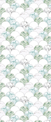 Rolgordijn verduisterend Halve cirkel