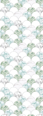 Rolgordijn verduisterend Halve cirkel