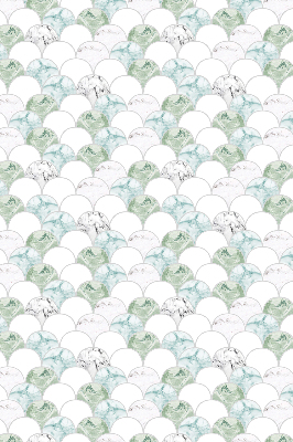 Rolgordijn verduisterend Halve cirkel