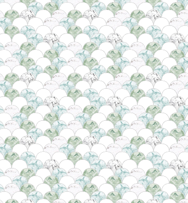 Rolgordijn verduisterend Halve cirkel