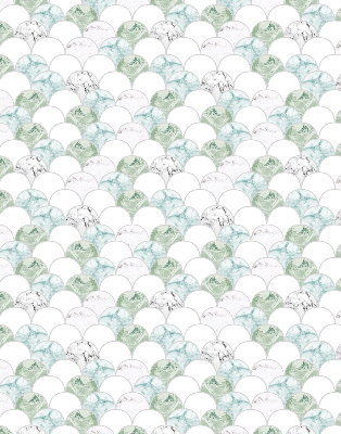 Rolgordijn verduisterend Halve cirkel