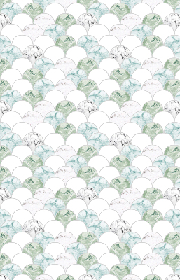 Rolgordijn verduisterend Halve cirkel